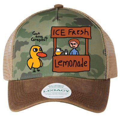 Got Any Grapes Funny Duck Ice Fresh Lemonade Legacy Tie Dye Trucker Hat