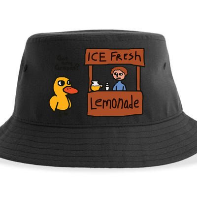 Got Any Grapes Funny Duck Ice Fresh Lemonade Sustainable Bucket Hat
