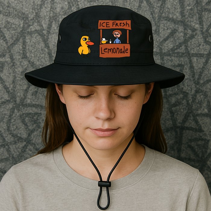 Got Any Grapes Funny Duck Ice Fresh Lemonade Bucket Hat