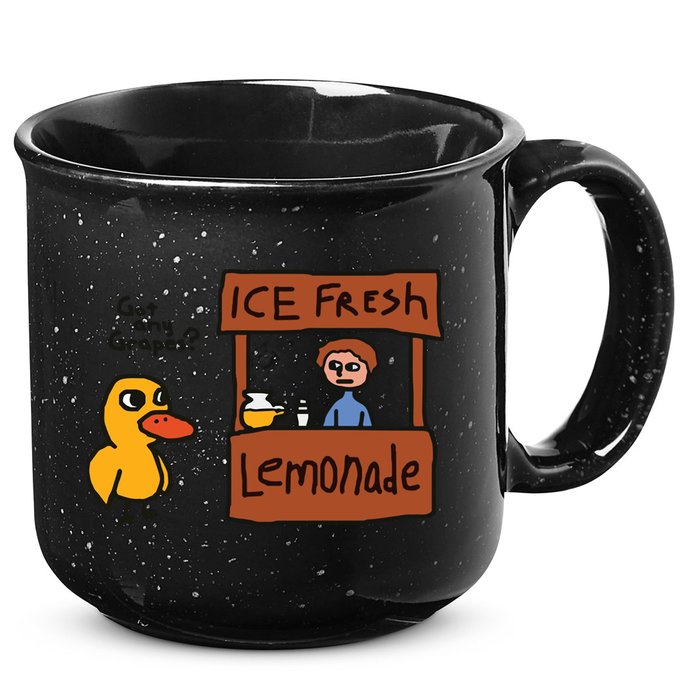 Got Any Grapes Funny Duck Ice Fresh Lemonade 15oz Campfire Ceramic Mug