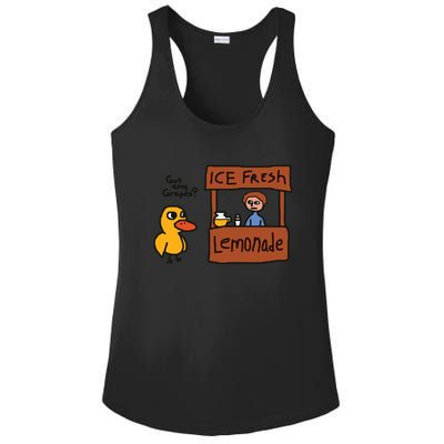 Got Any Grapes Funny Duck Ice Fresh Lemonade Ladies PosiCharge Competitor Racerback Tank