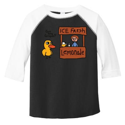 Got Any Grapes Funny Duck Ice Fresh Lemonade Toddler Fine Jersey T-Shirt