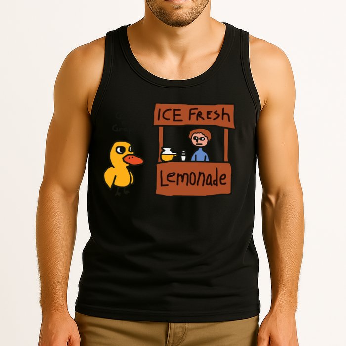 Got Any Grapes Funny Duck Ice Fresh Lemonade Tank Top
