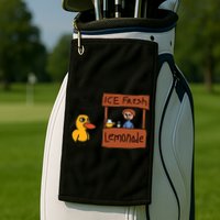 Got Any Grapes Funny Duck Ice Fresh Lemonade Golf Towel