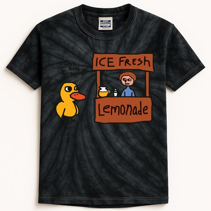 Got Any Grapes Funny Duck Ice Fresh Lemonade Kids Tie-Dye T-Shirt
