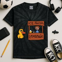 Got Any Grapes Funny Duck Ice Fresh Lemonade Kids Tie-Dye T-Shirt