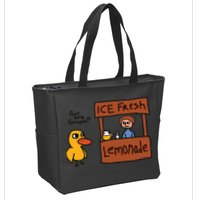 Got Any Grapes Funny Duck Ice Fresh Lemonade Zip Tote Bag