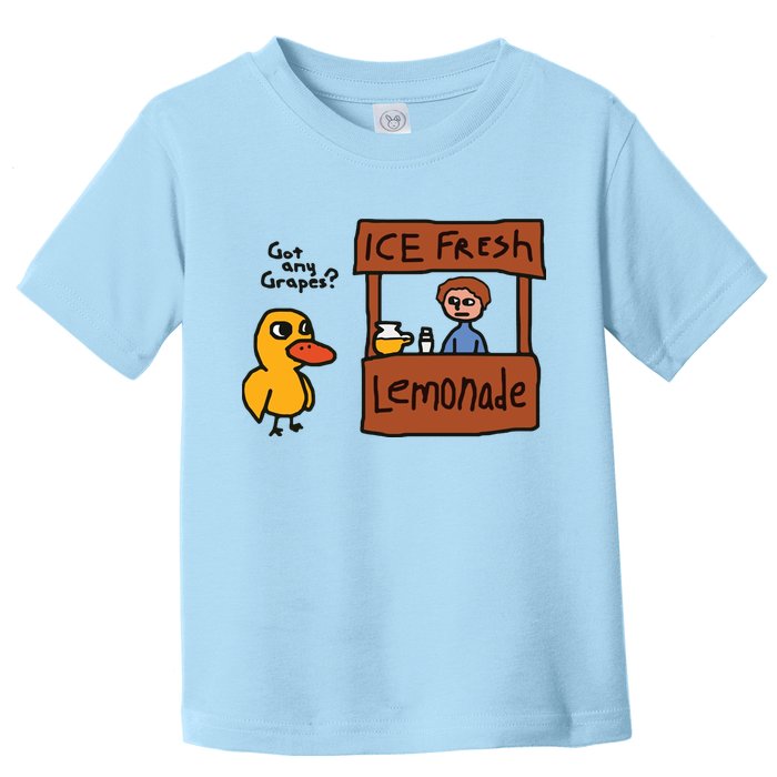 Got Any Grapes Funny Duck Ice Fresh Lemonade Toddler T-Shirt