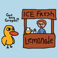 Got Any Grapes Funny Duck Ice Fresh Lemonade Toddler T-Shirt