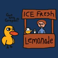 Got Any Grapes Funny Duck Ice Fresh Lemonade Infant Baby Jersey Bodysuit