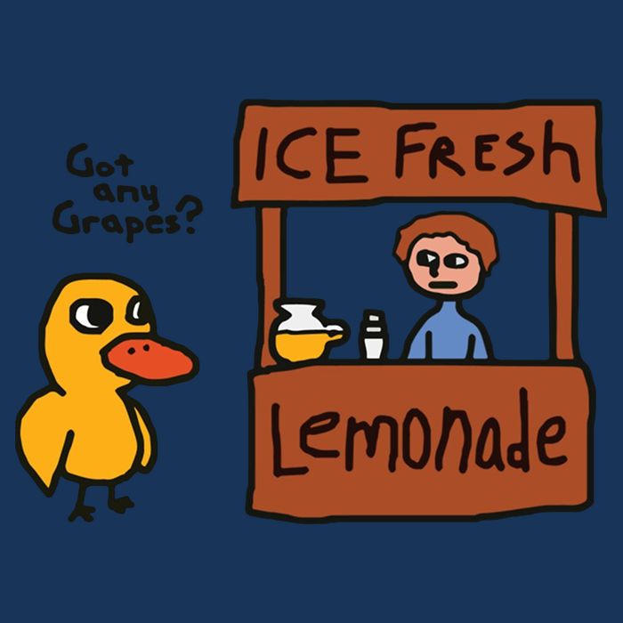 Got Any Grapes Funny Duck Ice Fresh Lemonade Infant Baby Jersey Bodysuit