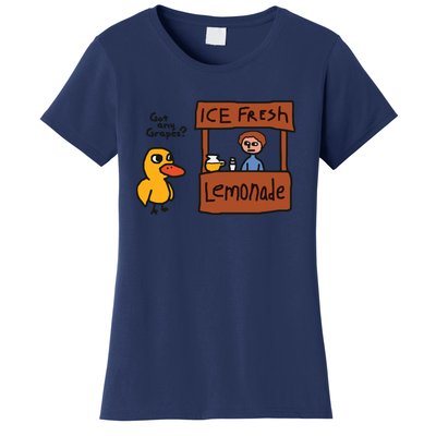 Got Any Grapes Funny Duck Ice Fresh Lemonade Women's T-Shirt