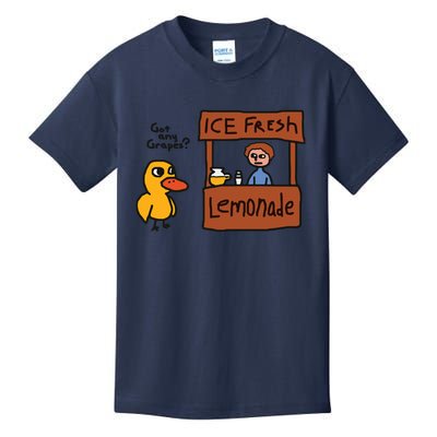 Got Any Grapes Funny Duck Ice Fresh Lemonade Kids T-Shirt