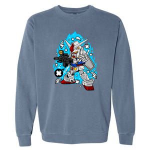 Gundam Addict Garment-Dyed Sweatshirt