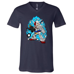 Gundam Addict V-Neck T-Shirt