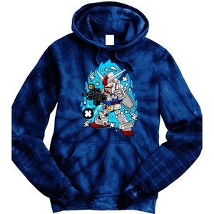 Gundam Addict Tie Dye Hoodie