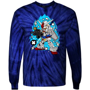 Gundam Addict Tie-Dye Long Sleeve Shirt