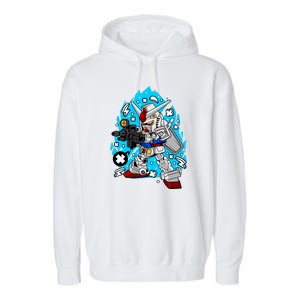 Gundam Addict Garment-Dyed Fleece Hoodie