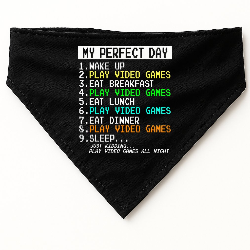 Gaming Apparel Gamer Gifts USA-Made Doggie Bandana