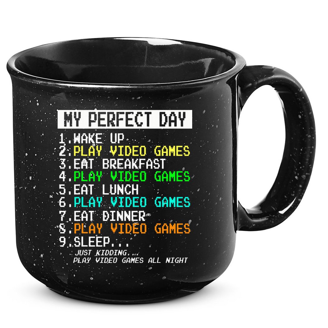 Gaming Apparel Gamer Gifts 15oz Campfire Ceramic Mug