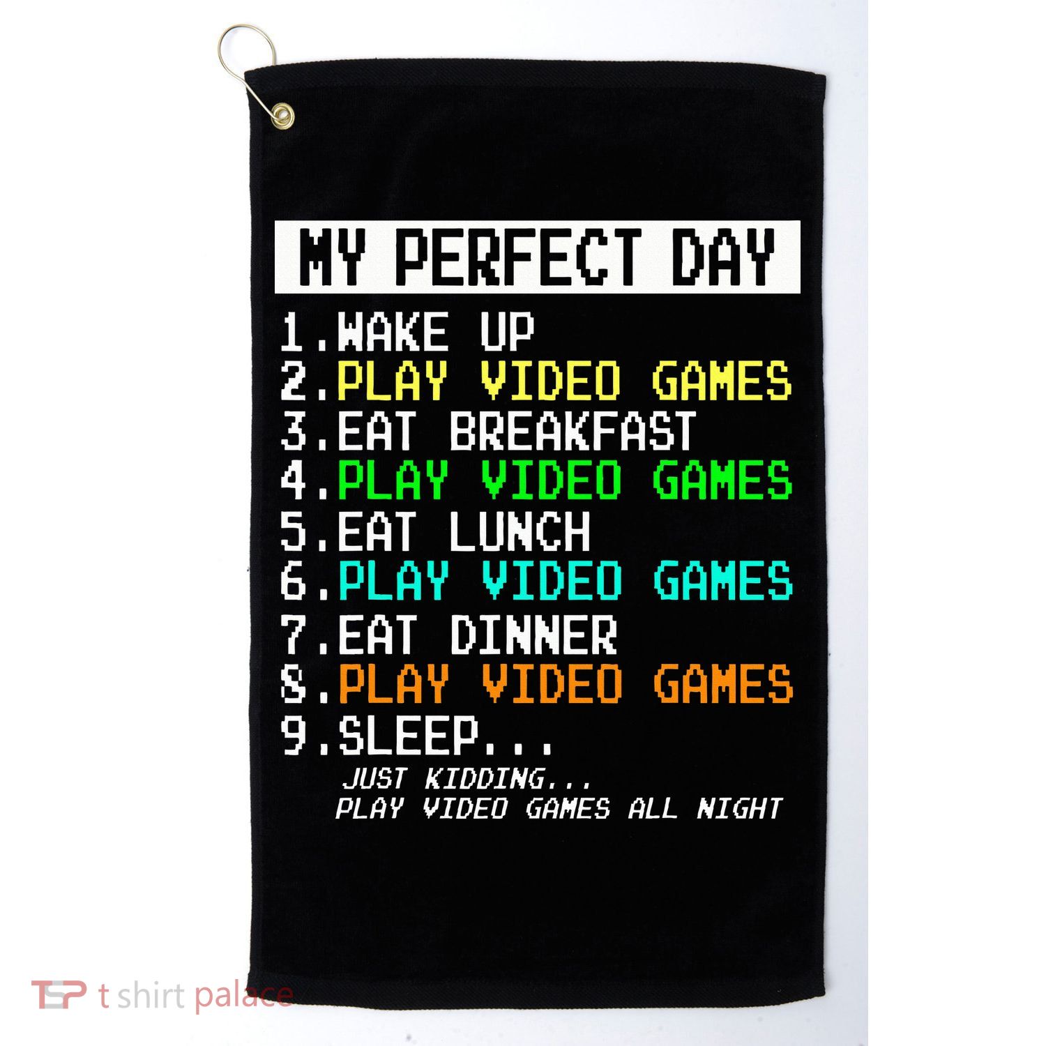 Gaming Apparel Gamer Gifts Golf Towel