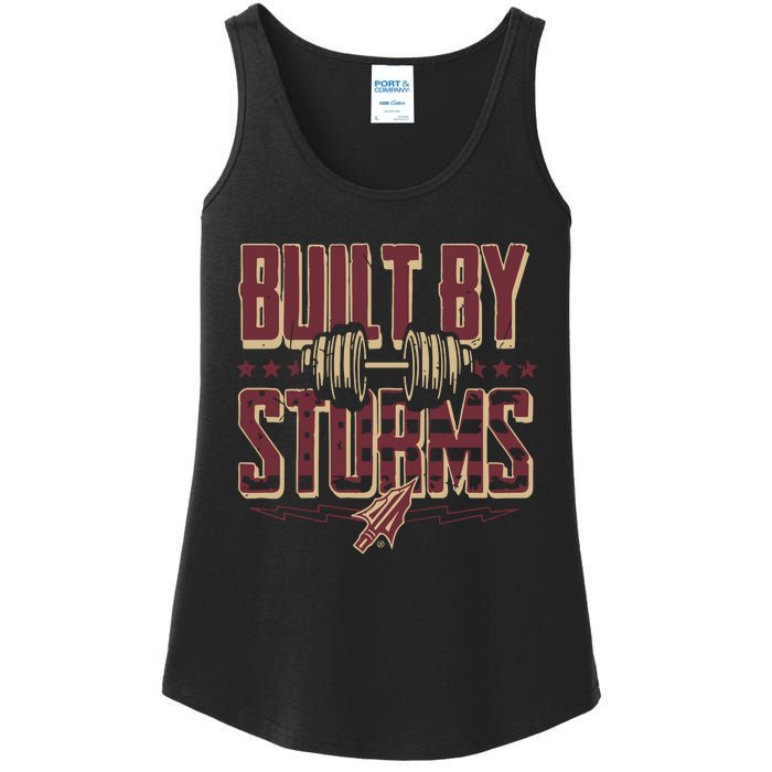 Garnet And Gold Built By Storms Ladies Essential Tank