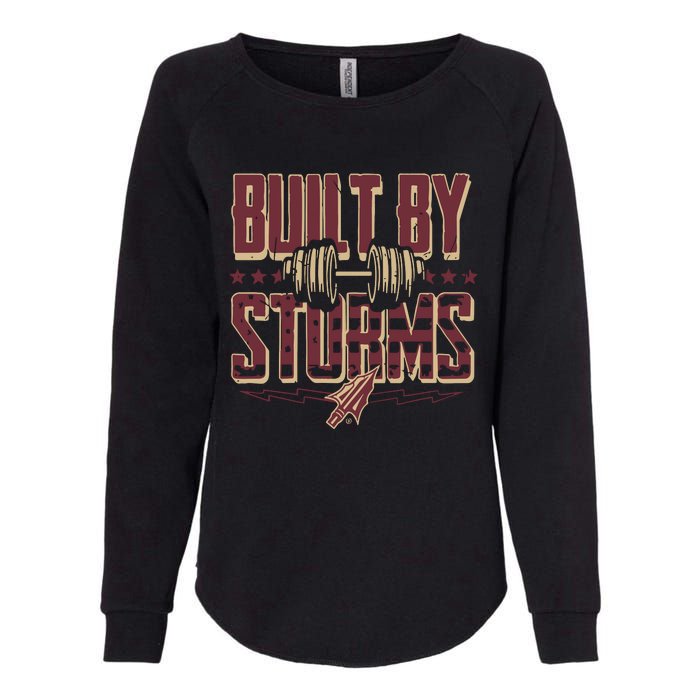 Garnet And Gold Built By Storms Womens California Wash Sweatshirt