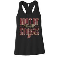 Garnet And Gold Built By Storms Women's Racerback Tank