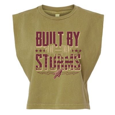 Garnet And Gold Built By Storms Garment-Dyed Women's Muscle Tee