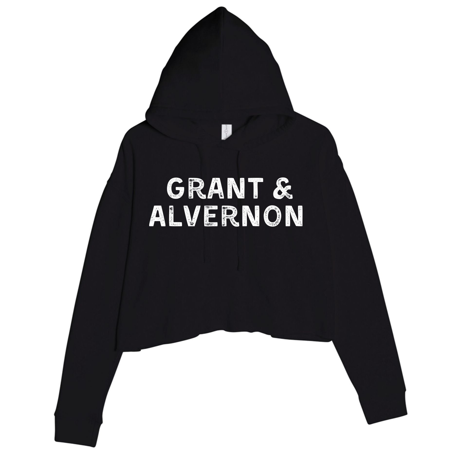 Grant & Alvernon Crop Fleece Hoodie