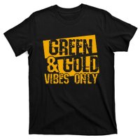 Green And Gold Football Game Day Football Lovers T-Shirt