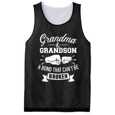 Grandma And Grandson Bond That CanT Be Broken Mesh Reversible Basketball Jersey Tank