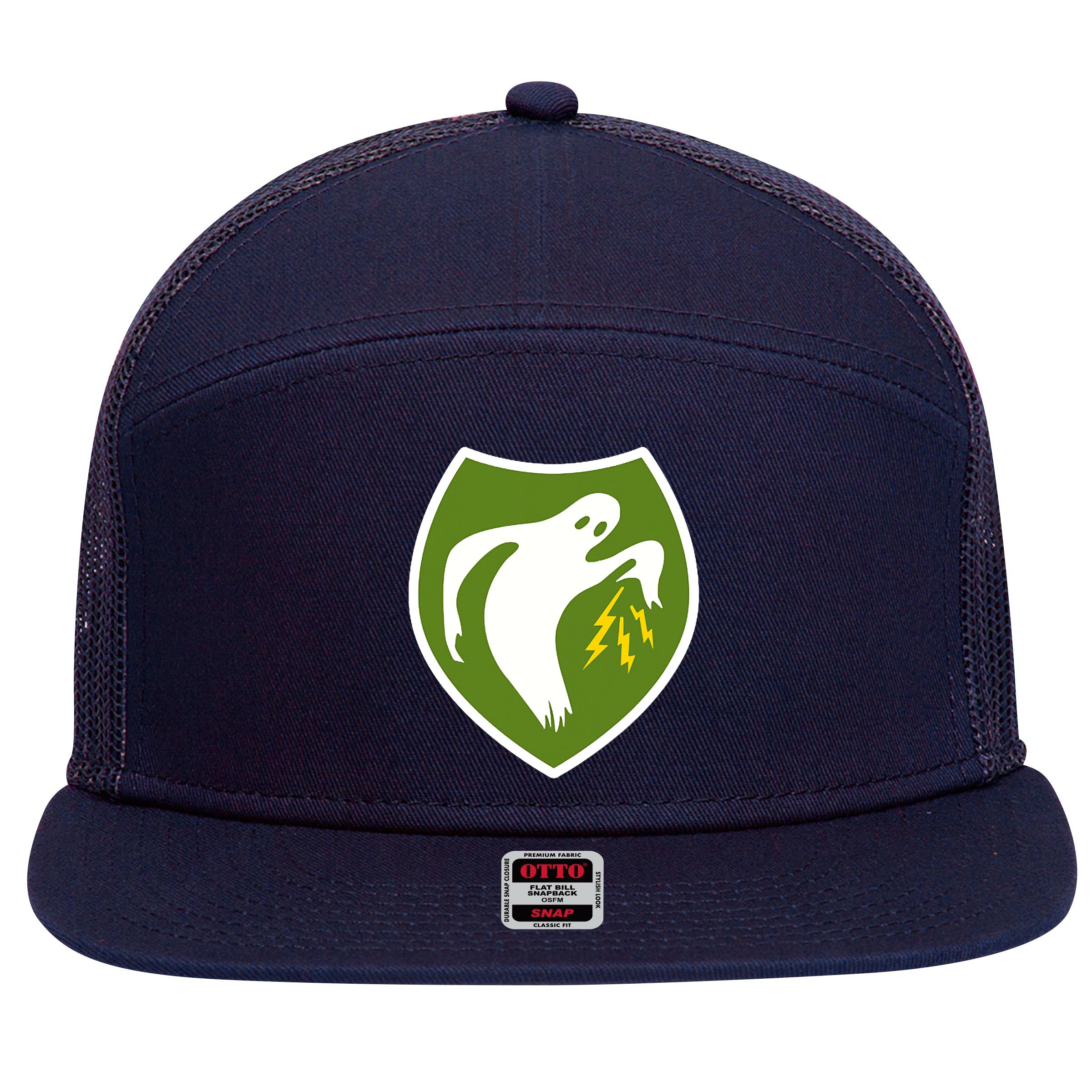 Ghost Army 7 Panel Mesh Trucker Snapback Hat