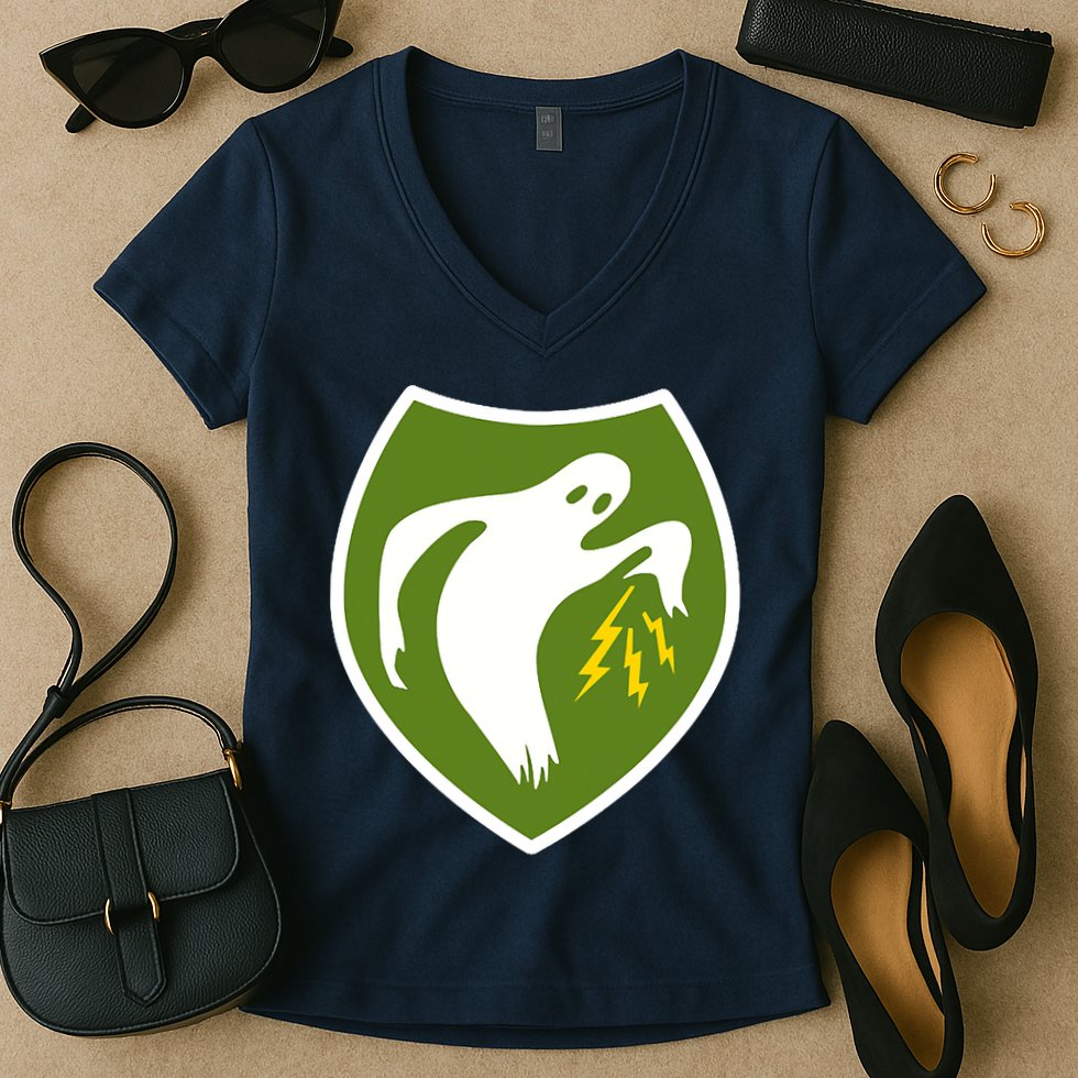 Ghost Army Women's V-Neck T-Shirt