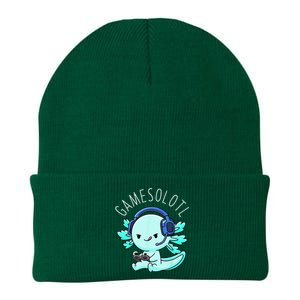 Gamesolotl Axolotl Gamer Anime Gifts Kawaii Knit Cap Winter Beanie