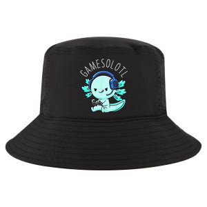 Gamesolotl Axolotl Gamer Anime Gifts Kawaii Cool Comfort Performance Bucket Hat