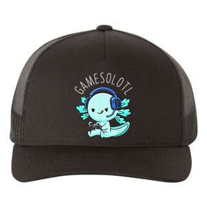 Gamesolotl Axolotl Gamer Anime Gifts Kawaii Yupoong Adult 5-Panel Trucker Hat