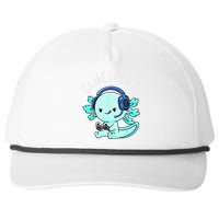 Gamesolotl Axolotl Gamer Anime Gifts Kawaii Snapback Five-Panel Rope Hat