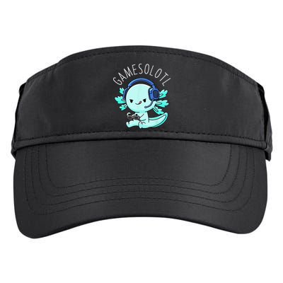 Gamesolotl Axolotl Gamer Anime Gifts Kawaii Adult Drive Performance Visor