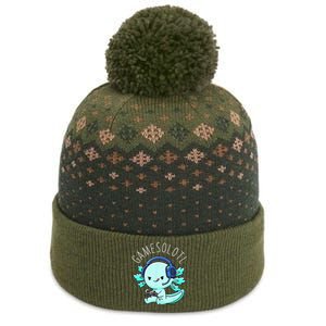 Gamesolotl Axolotl Gamer Anime Gifts Kawaii The Baniff Cuffed Pom Beanie