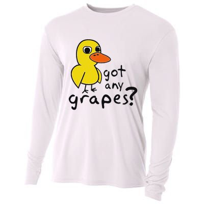 Got Any Grapes Duck Song Funny Kids Cooling Performance Long Sleeve Crew