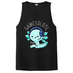 Gamesolotl Axolotl Gamer Anime Gifts Kawaii PosiCharge Competitor Tank