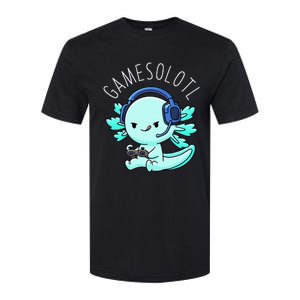 Gamesolotl Axolotl Gamer Anime Gifts Kawaii Softstyle CVC T-Shirt