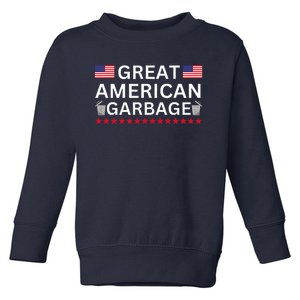 Great American Garbage Support Election Toddler Sweatshirt