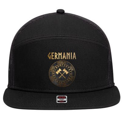 Germania Ancient Germanic Tribes 7 Panel Mesh Trucker Snapback Hat