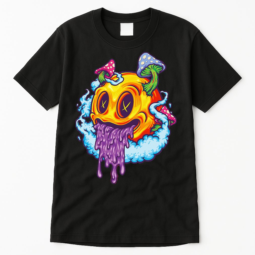 Goblincore Aesthetic Grunge Fungi Mushroom Skull Tall T-Shirt