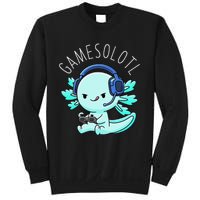 Gamesolotl Axolotl Gamer Anime Gifts Kawaii Sweatshirt