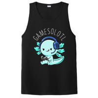 Gamesolotl Axolotl Gamer Anime Gifts Kawaii PosiCharge Competitor Tank