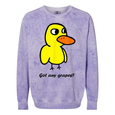 Got Any Grapes Colorblast Crewneck Sweatshirt