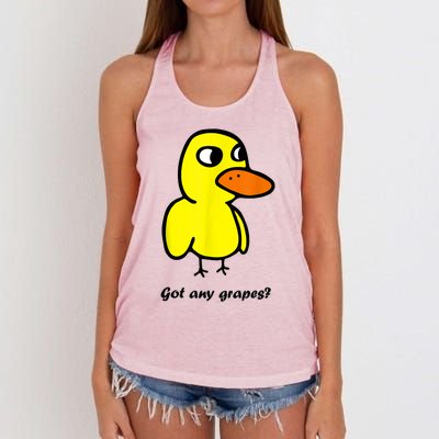 Got Any Grapes Women's Knotted Racerback Tank